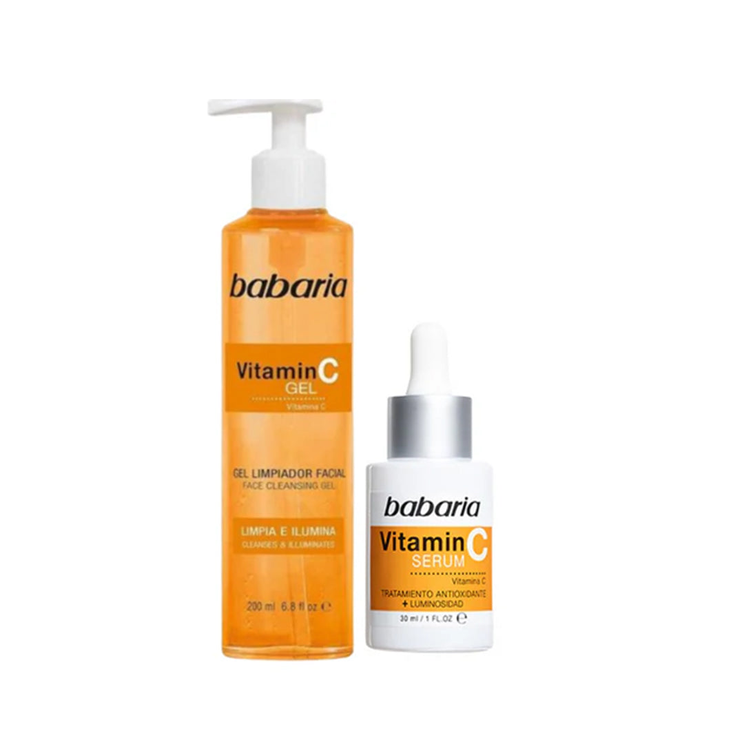BABARIA V.C SERUM & FACE CLEANSING GEL BAKEGE