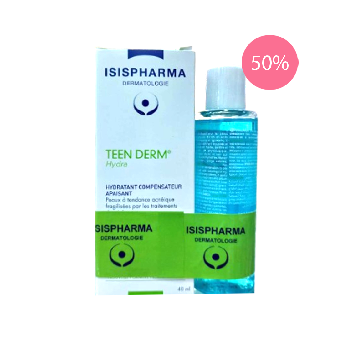 ISISPHARMA Teen Derm Hydra Cream 40ml + Teen Derm Cleansing Gel (Bundle)
