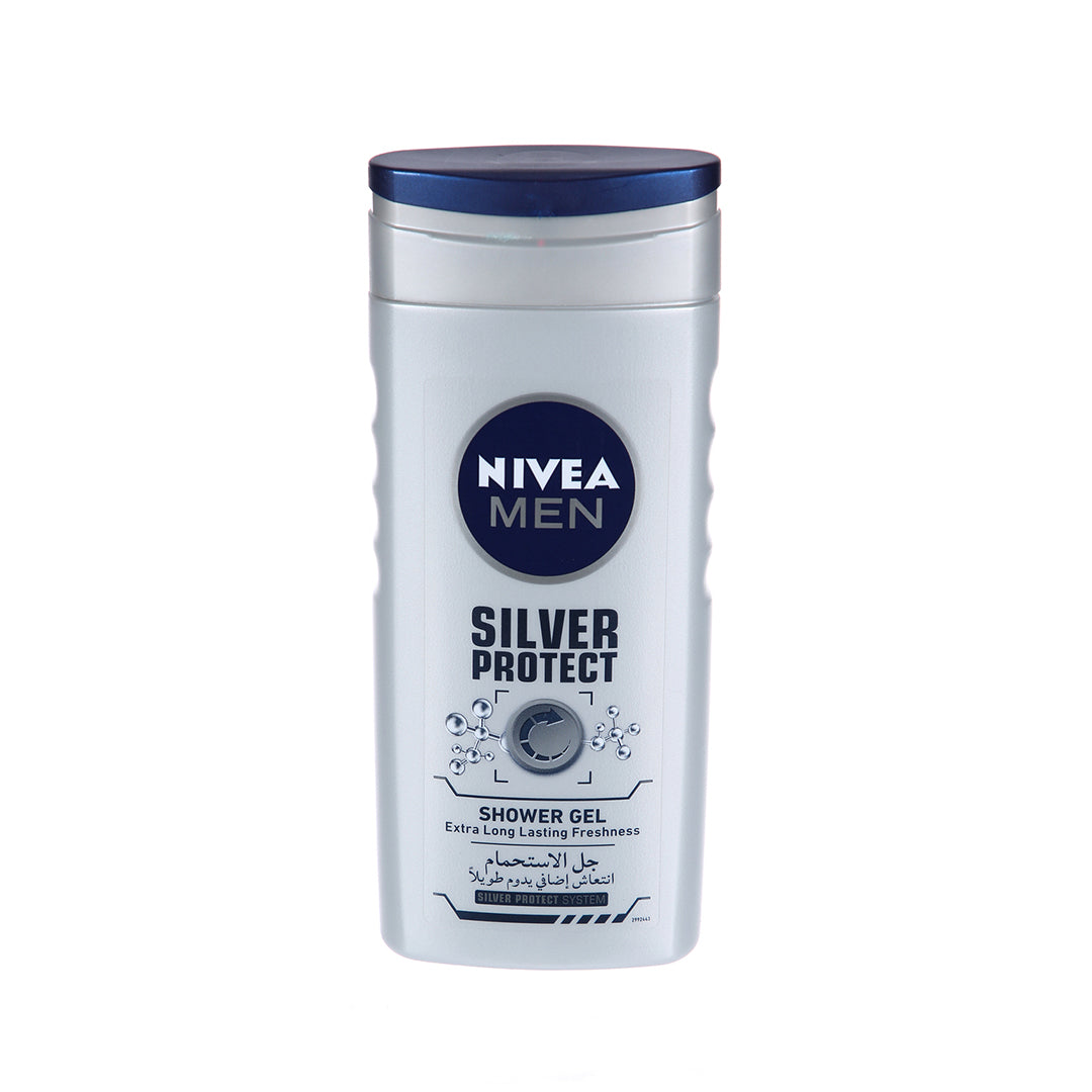 NIVEA SHOWER GEL FOR MEN SILVER PROTECT 250ML
