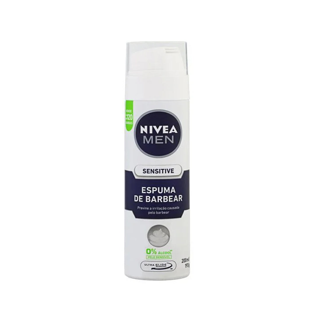 NIVEA MEN SHAVING FOAM SENSITIVE 200ML