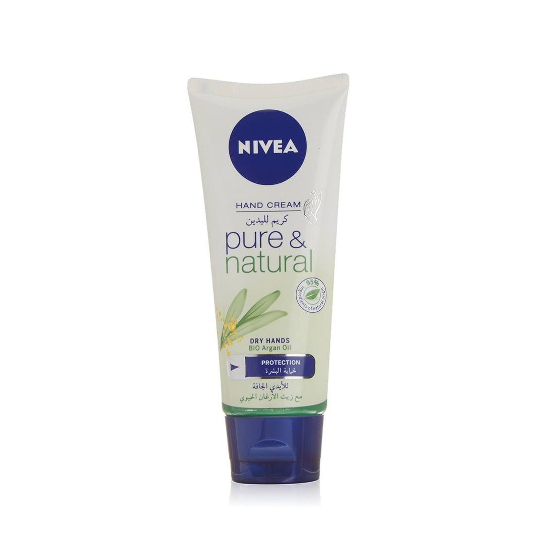 NIVEA HAND CREAM TUBE PURE & NATURAL 100ML