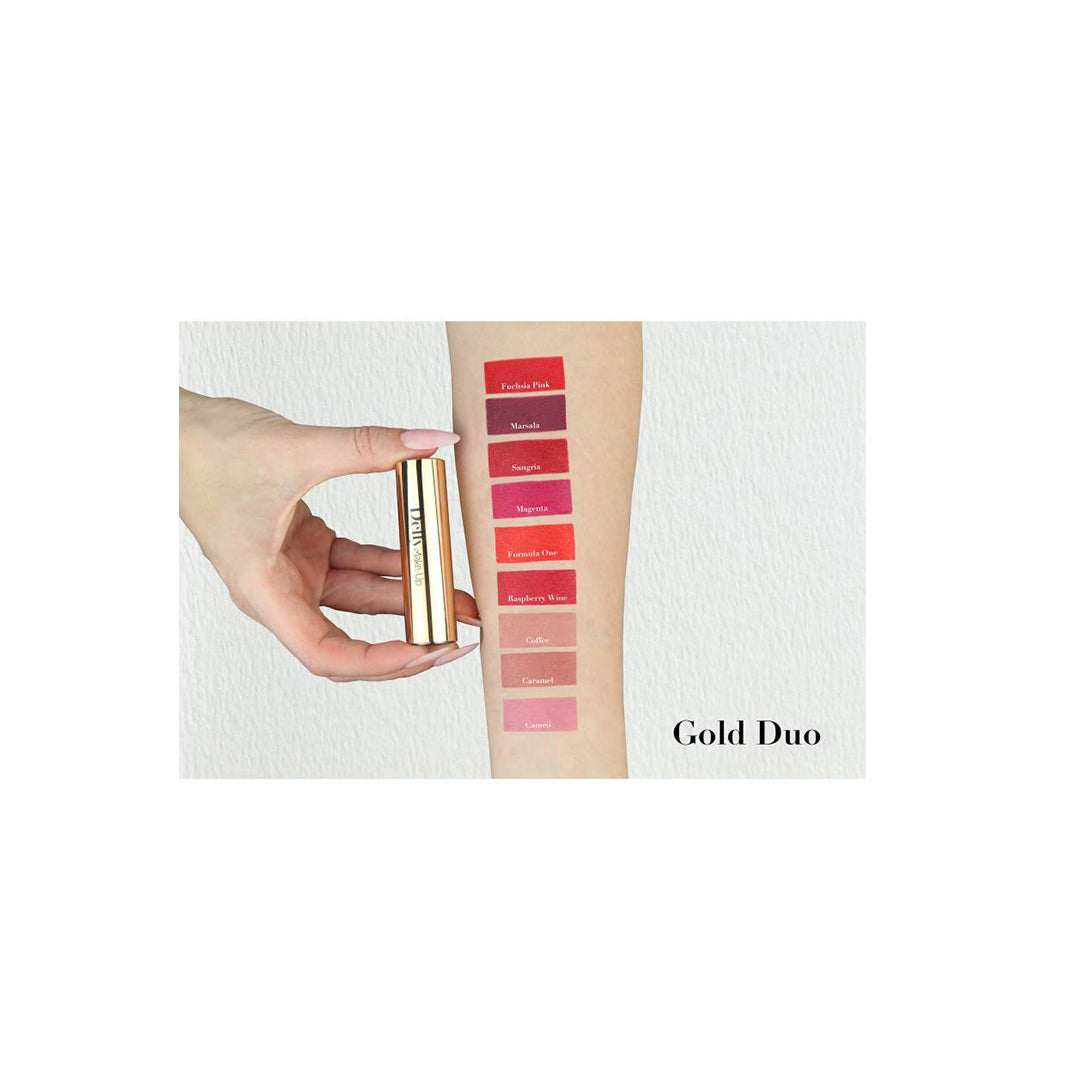 DEFLY GOLD DUO CAMEO LIPSTICK