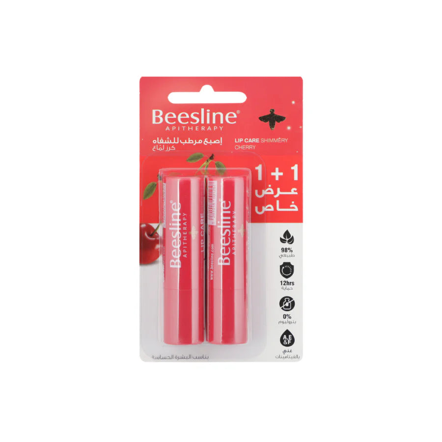 BEESLINE LIP CARE SHIMMERY CHERRY 2*4 G