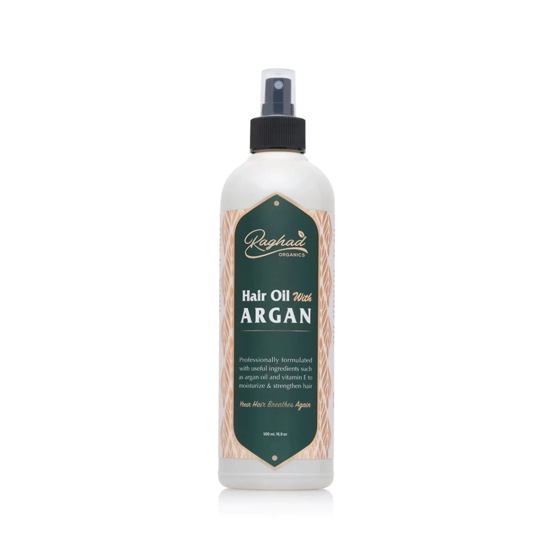 RAGHAD ORGANICS ARGAN HAIR OIL 500 ML