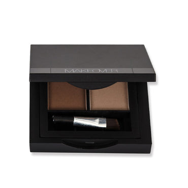 Makeover Perfect Brow Dual Palette for Eyebrows, two shades