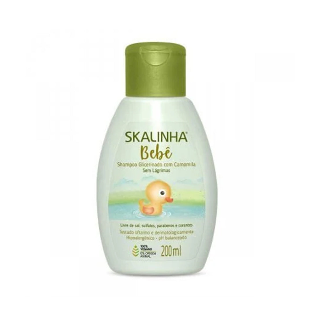 Skala Shampoo Glicrinado Camomila Skalinha Bebe Cx12 200ml