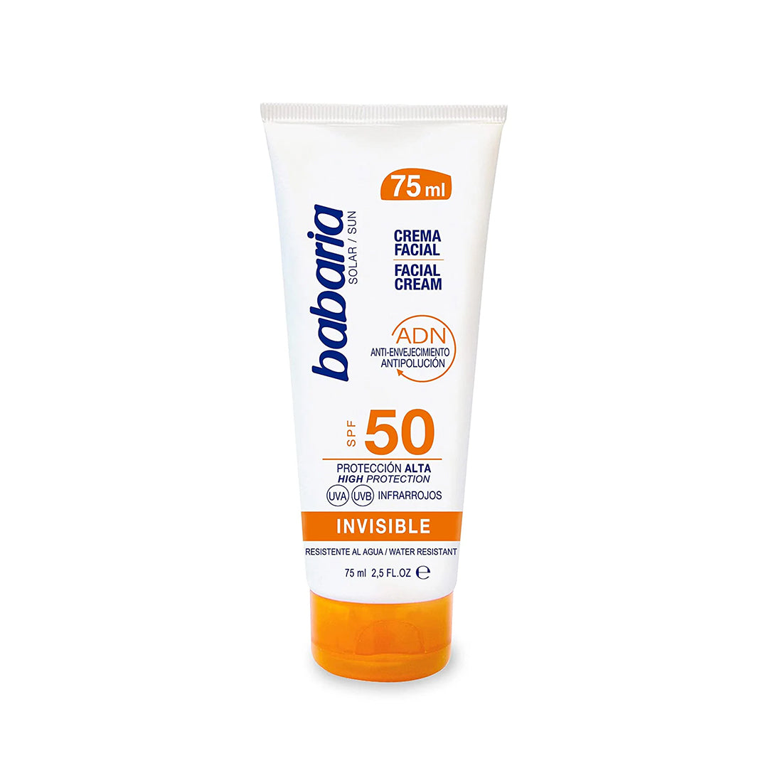 BABARIA SPF 50 INVISIBLE FACE CREAM 75 ML