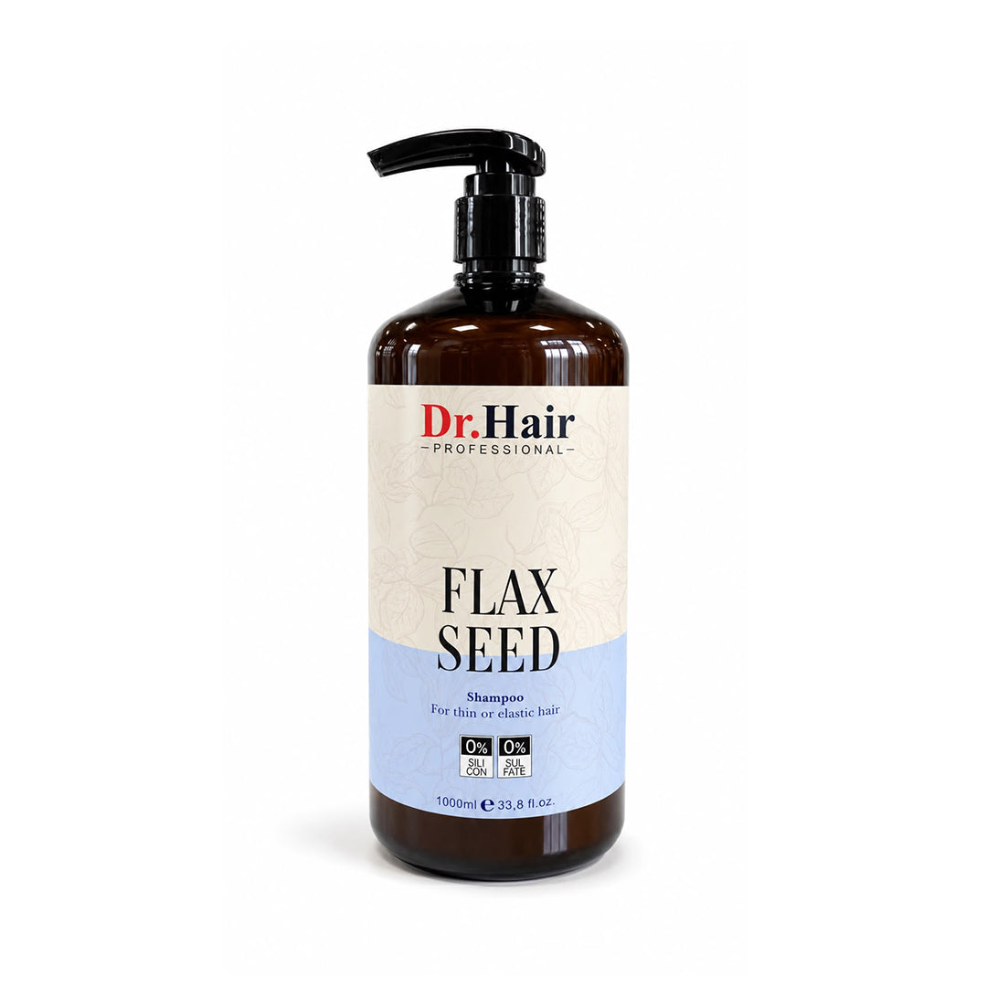 Dr. Hair Professional Flax Seed Shampoo – For Thin or Elastic Hair – 1000ml
