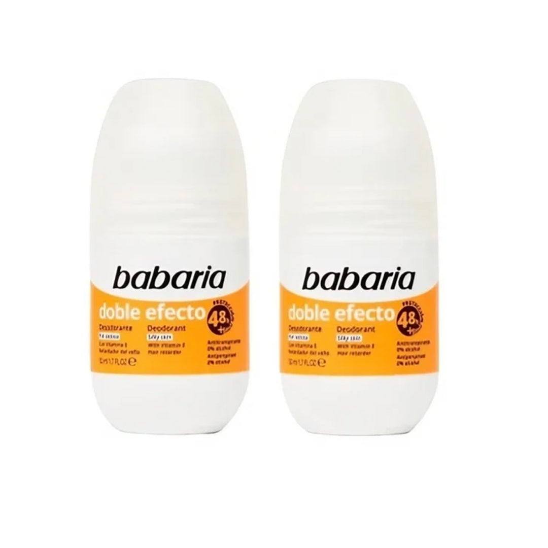 BABARIA DOuBLE EFECTO DEODORANT ROOL ON 50 ML