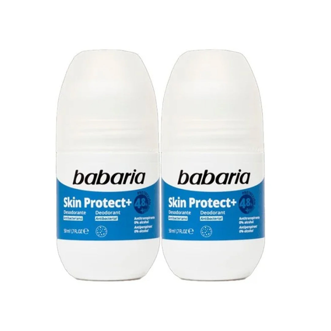 BABARIA DEODORANT SKIN PROTECT TWIN PACK