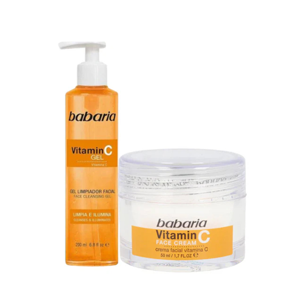 BABARIA V.C CREAM  & FACE CLEANSING GEL BAKEGE