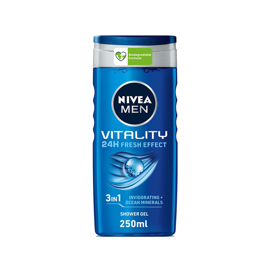 NIVEA SHOWER GEL FOR MEN VITALITY FRESH 250ML