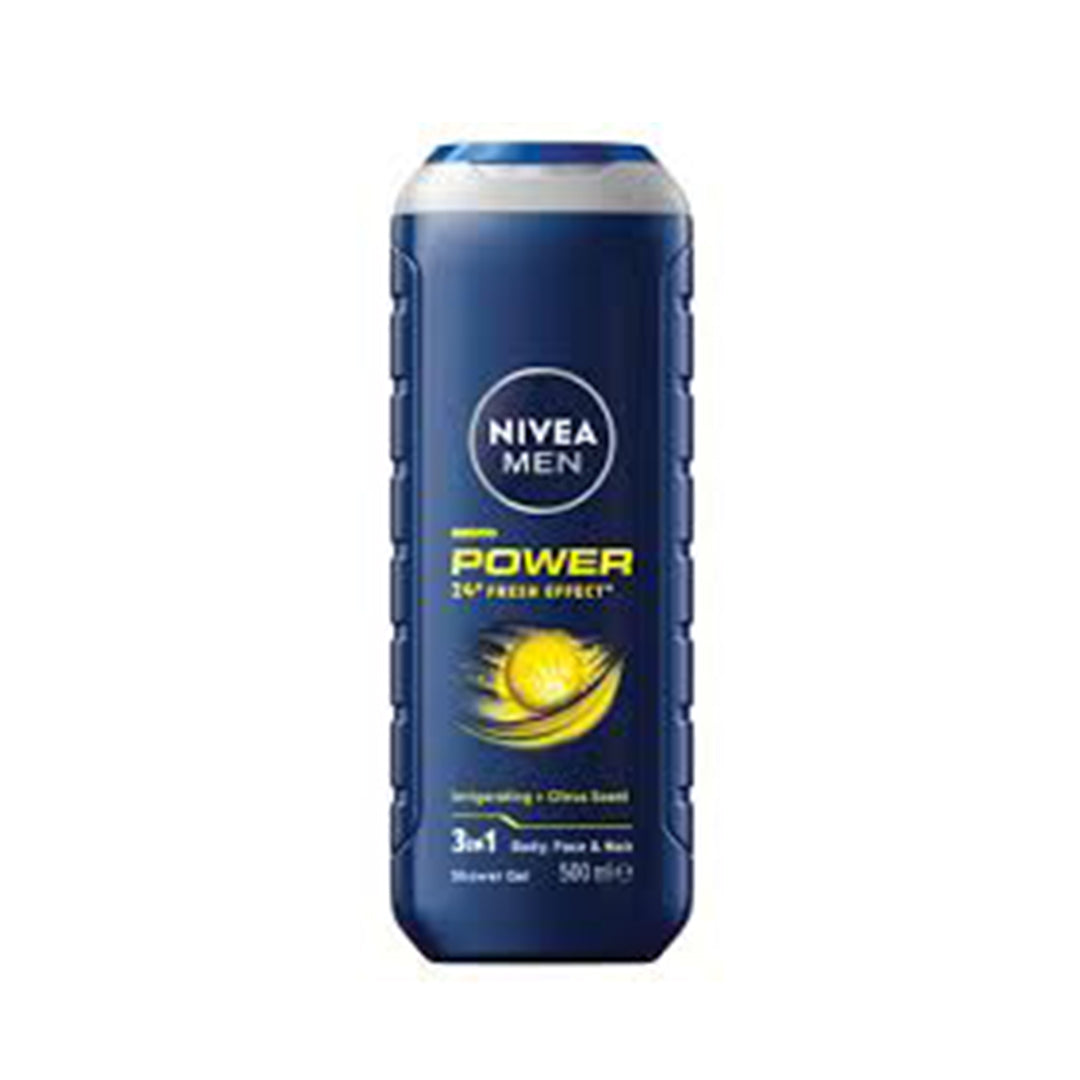 NIVEA SHOWER GEL FOR MEN POWER IMPACT 500ML
