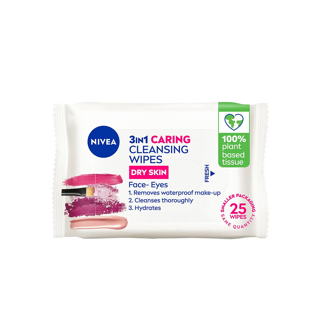 NIVEA FACIAL WIPES GENTLE CLEANSING 25PCS