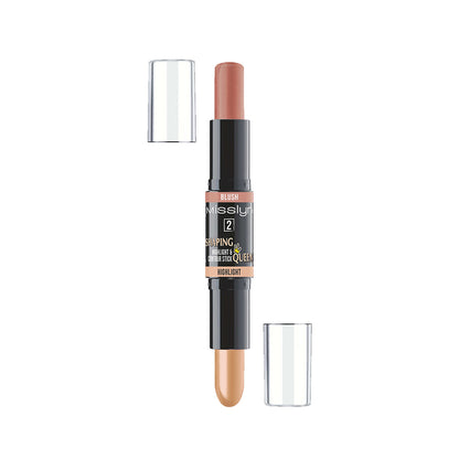 MISSLYN - Shaping Queen Blush And Highlight Stick Sunkissed Glow
