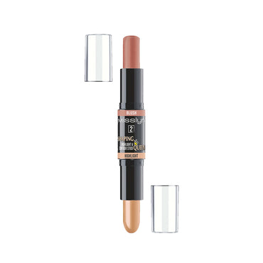 MISSLYN - Shaping Queen Blush And Highlight Stick Sunkissed Glow