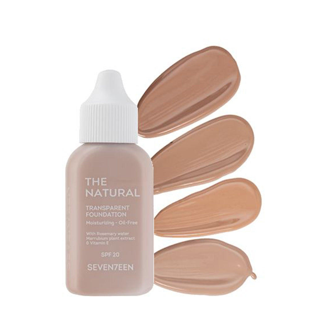 SEVENTEEN THE NATURAL TRANSPARENT FOUNDATION SPF?20