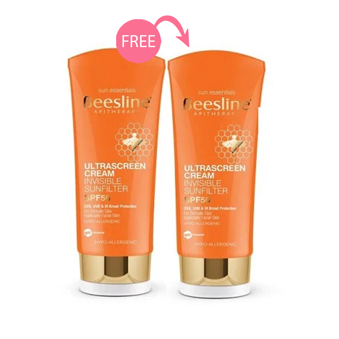 Beesline Ultrascreen Invisible Cream SPF 50, Buy 1, Get 1 Free Offer