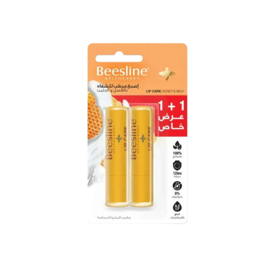 BEESLINE LIP CARE HONEY&MILK 2*4 G