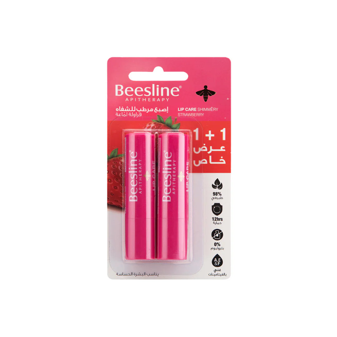 BEESLINE LIP CARE STRAWBERRY 2*4 G
