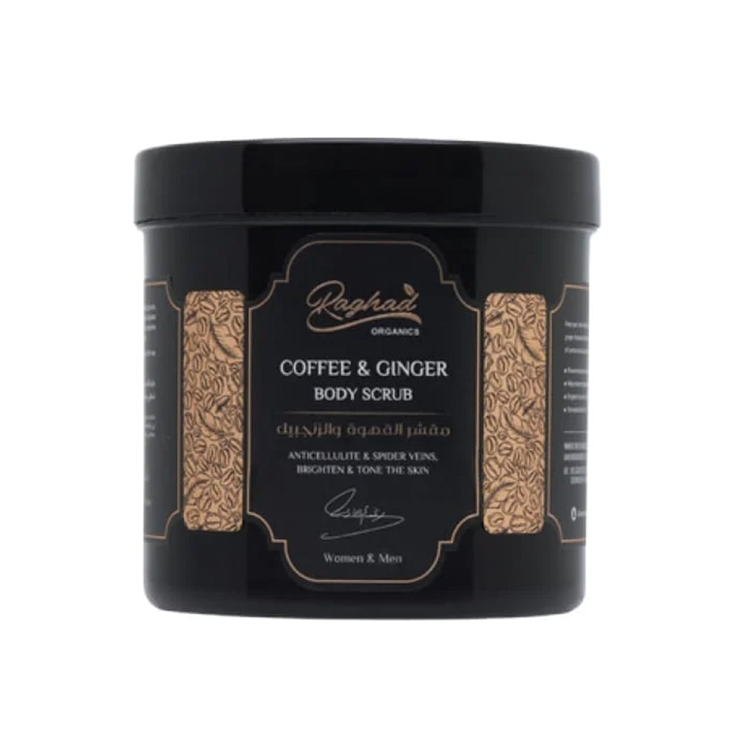 RAGHAD ORGANICS COFFEE & GINGER BODY SCRUB 1000 ML