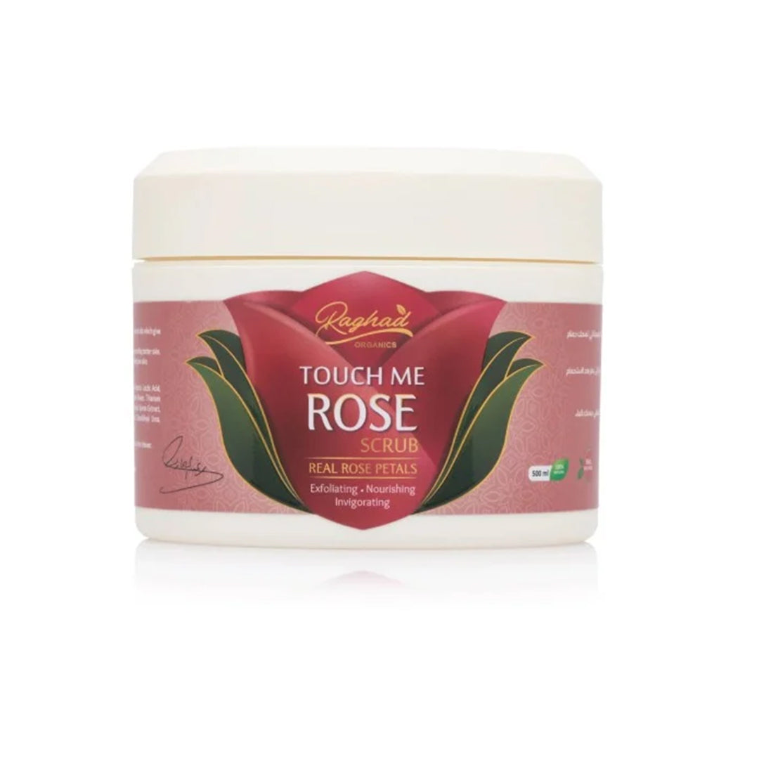 RAGHAD ORGANICS TOUCH ME ROSE SCRUB 500 ML