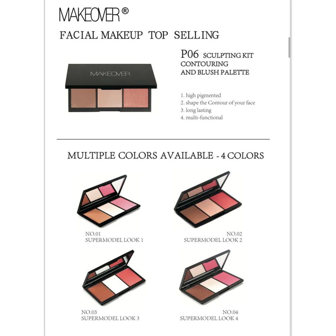 MAKEOVER SCULPTING KIT CONTOURING AND BLUSH PALETTE