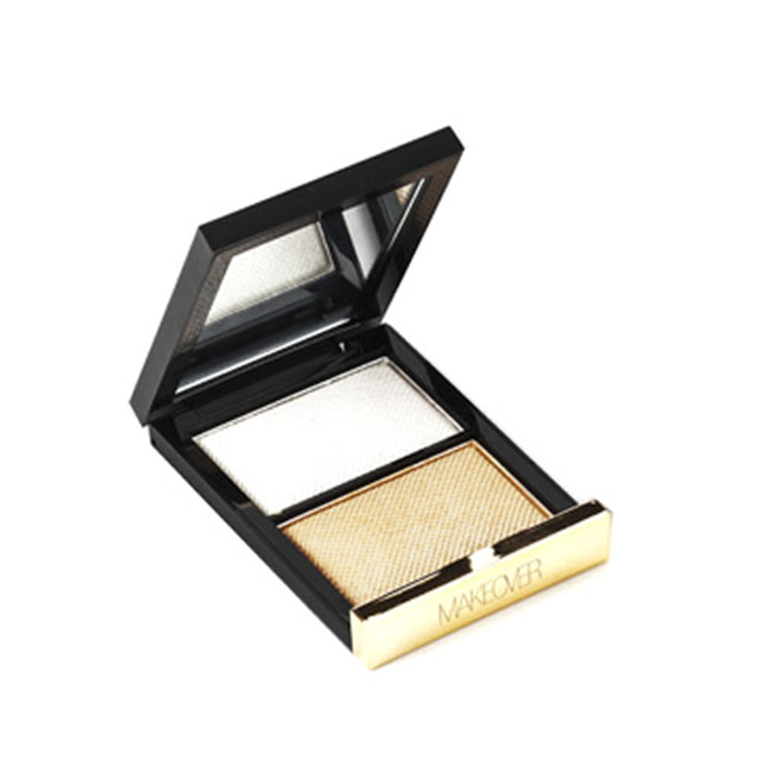 MAKEOVER P07  SKIN ILUMINATING POWDER DUO POUR