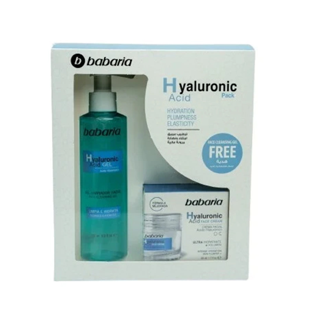 BABARIA HYALURONIC CREAM + CLEANSER GEL BAKEG