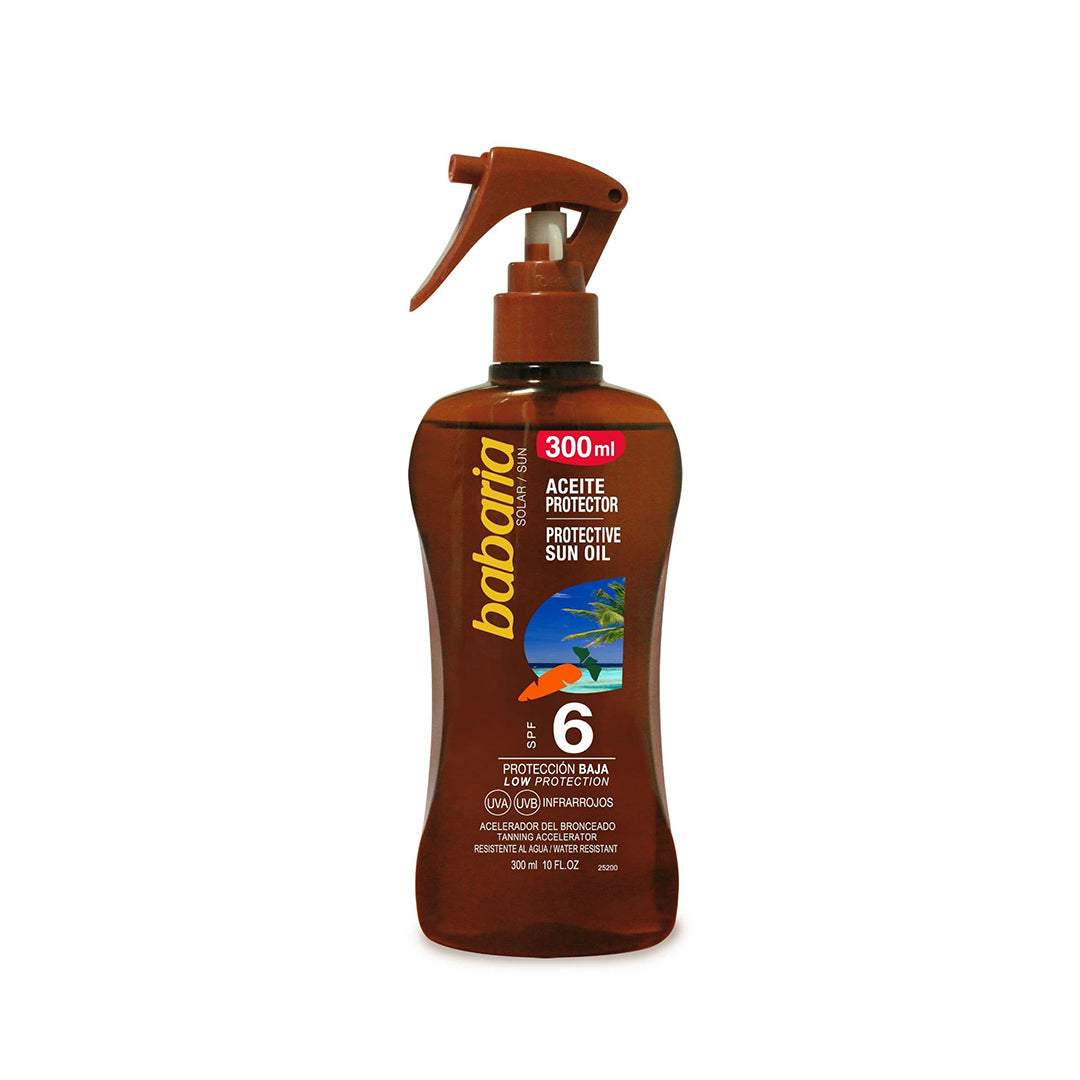 BABARIA CARROT PROTECTIVE SUN OIL SPRAY SPF 6/300