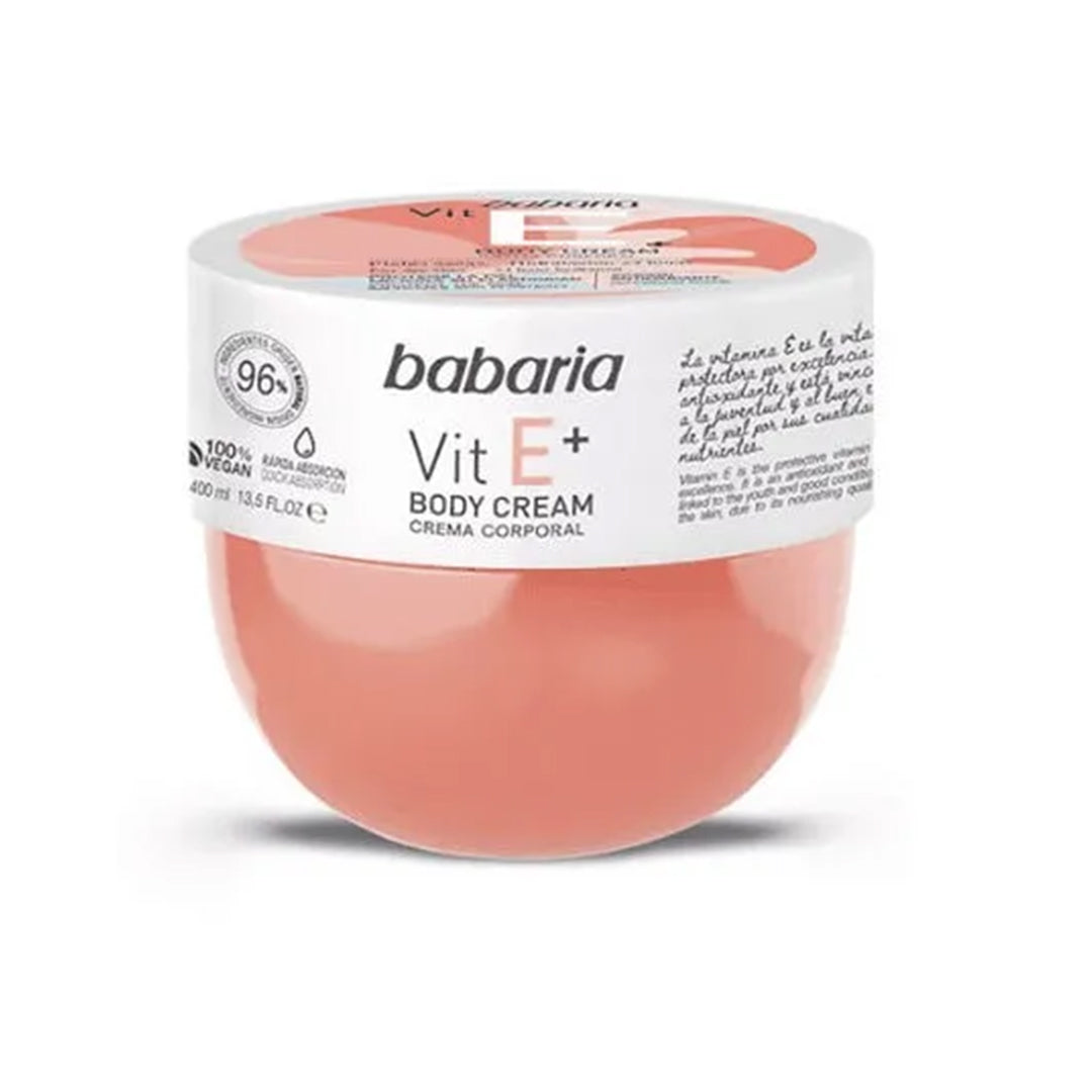 BABARIA VIT E BODY CREAM 400 ML