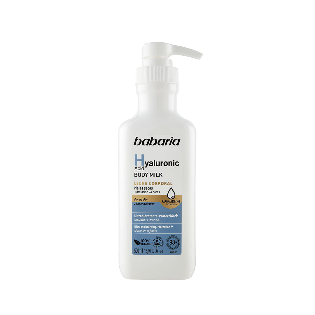 BABARIA HYALURONIC ACID BODY MILK 500 ML