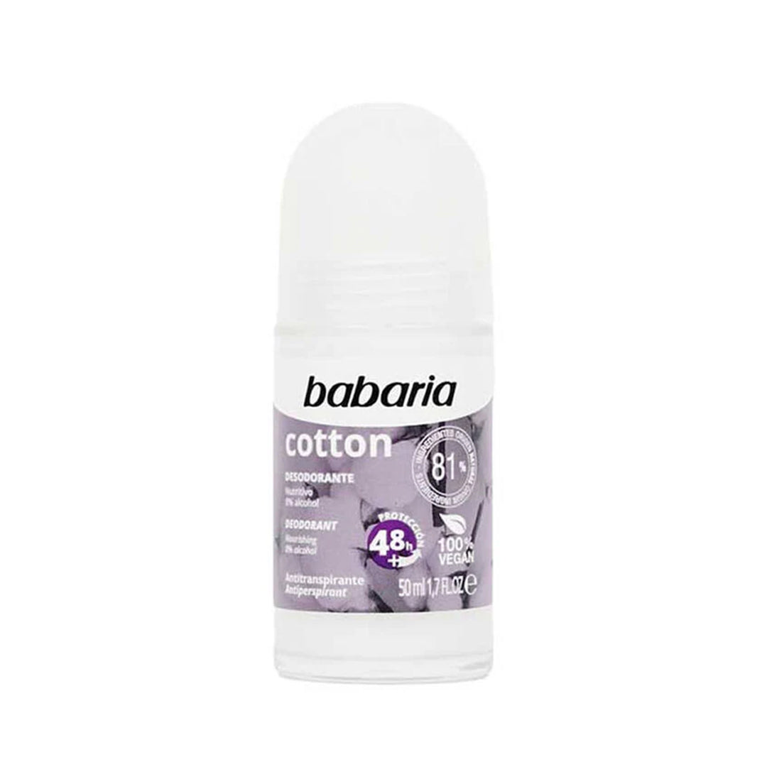 BABARIA DEODORANT ROLL ON COTTON 50 ML