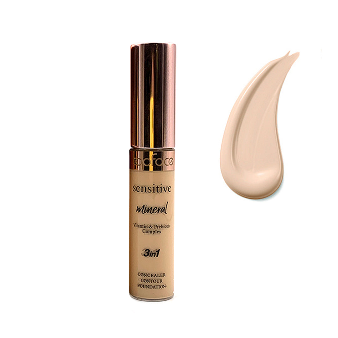 Topface Sensitive Mineral 3 in 1 Concealer Contour Foundation