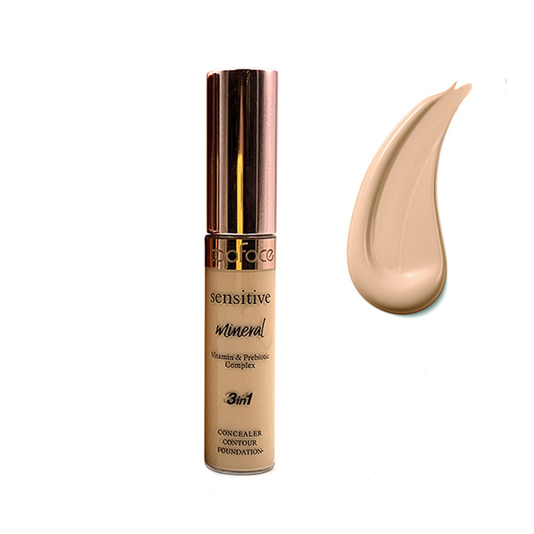 Topface Sensitive Mineral 3 in 1 Concealer Contour Foundation