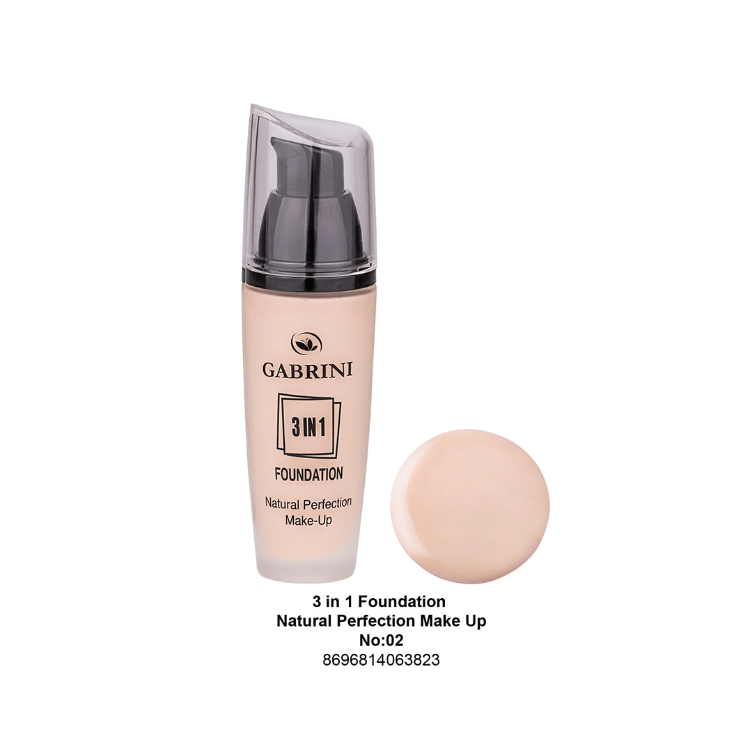GABRINI 3 IN 1 FOUNDATION NATURAL PERFECTION