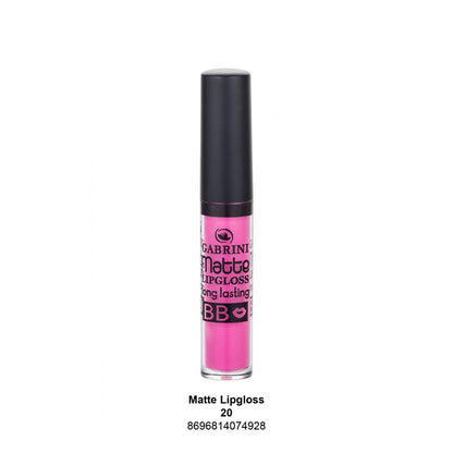 Gabrini Matte Lipgloss Long Lasting BB