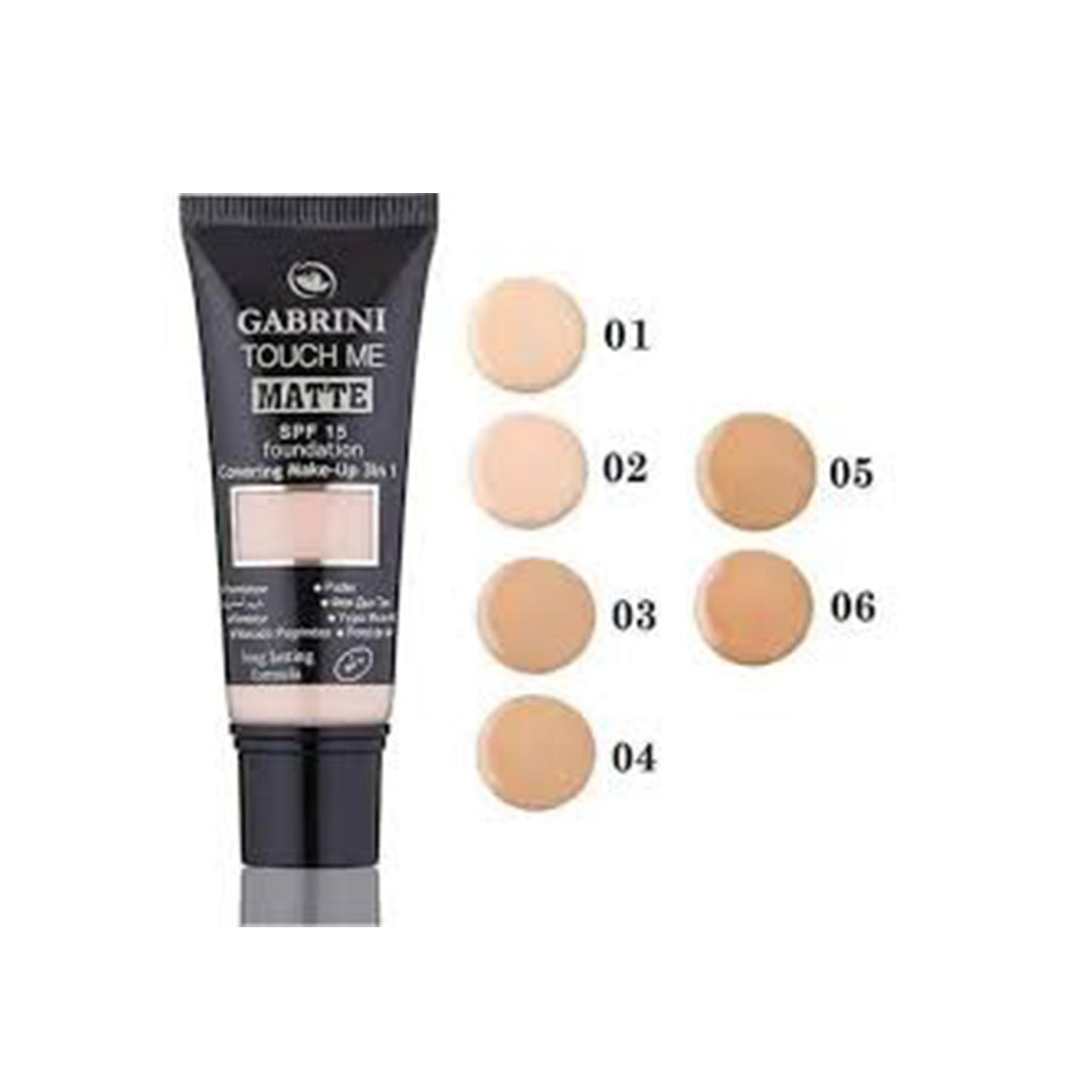 GABRINI TOUCH ME MATTE FOUNDATIONS