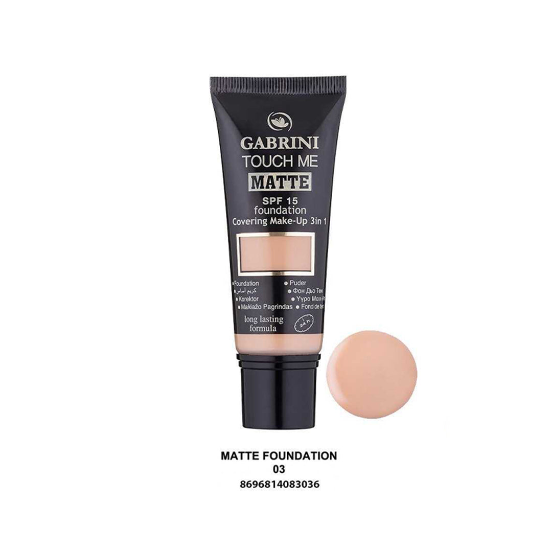 GABRINI TOUCH ME MATTE FOUNDATIONS