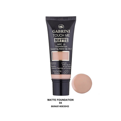 GABRINI TOUCH ME MATTE FOUNDATIONS